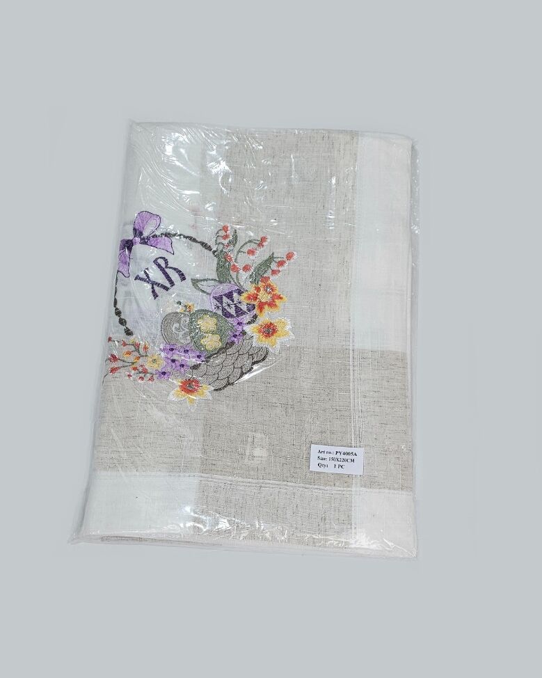 Пасхальна скатертина (ВИШИТА) 150х220см Вид 1