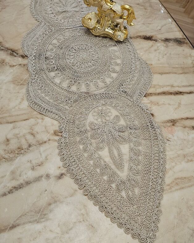 Кордова серветка 40х110см - капучино вид 11