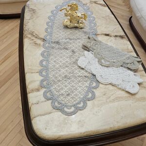 Кордова серветка 40х110см - сіра вид 03