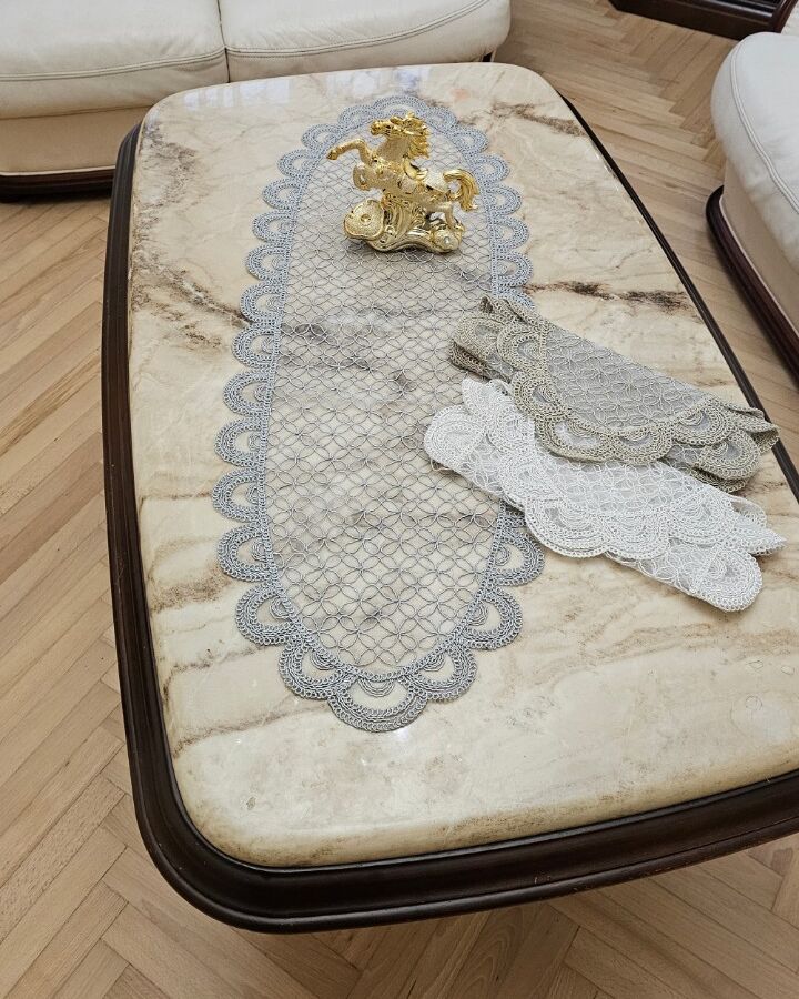 Кордова серветка 40х110см - сіра вид 03