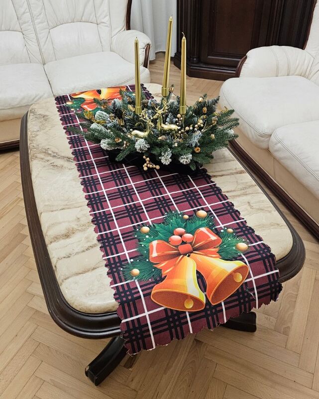 Різдвяна серветка 50х150см - вид 01