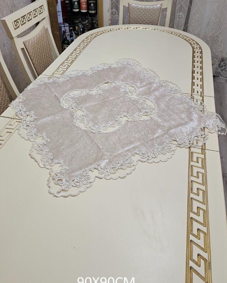 Бархатна серветка 90х90см - вид 24