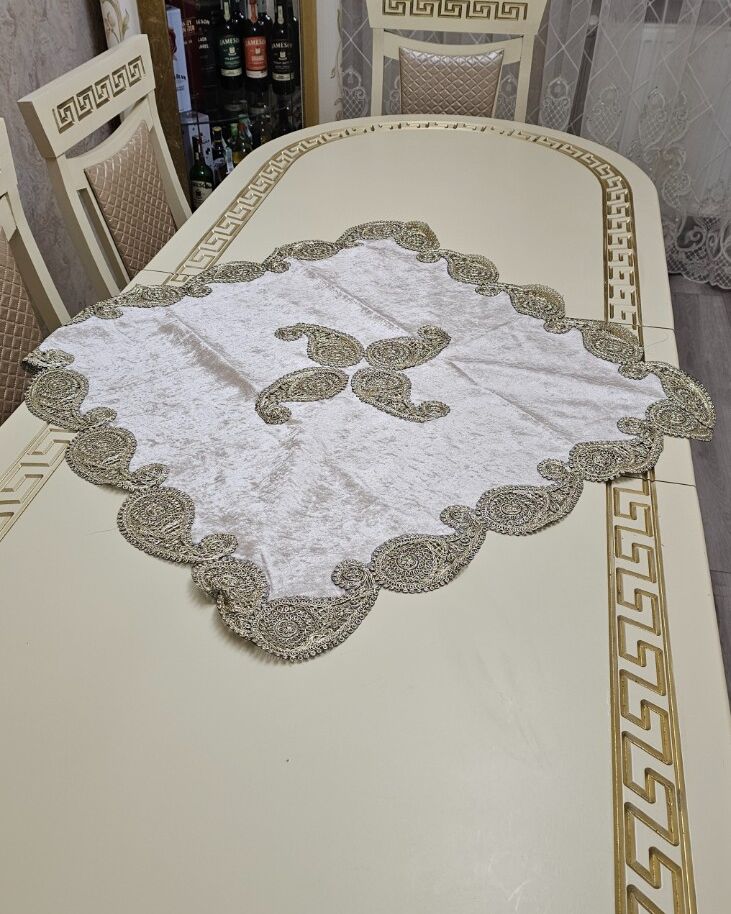 Бархатна серветка 90х90см - вид 25