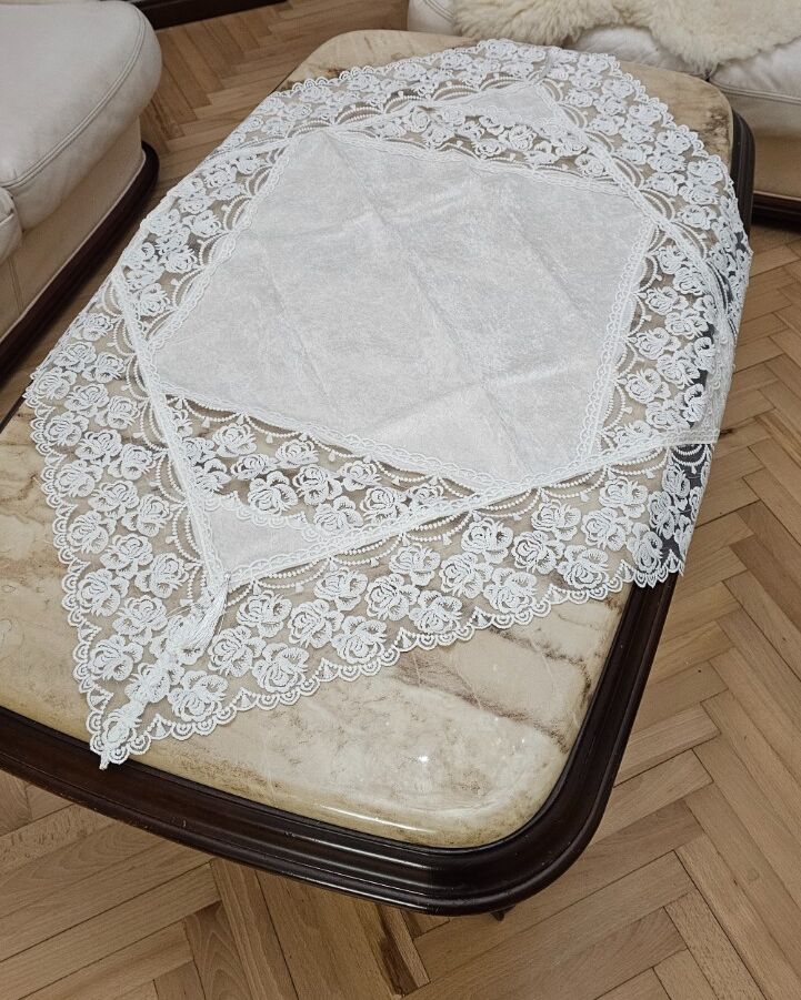 Бархатна серветка 90х90см - вид 32