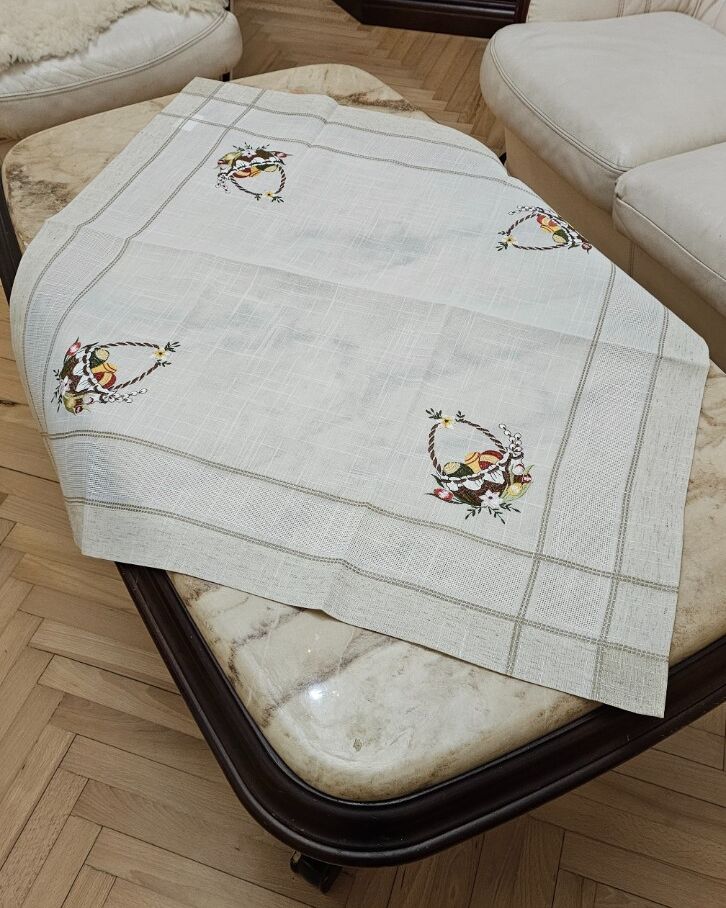 Пасхальна серветка 90х90см - вид 7