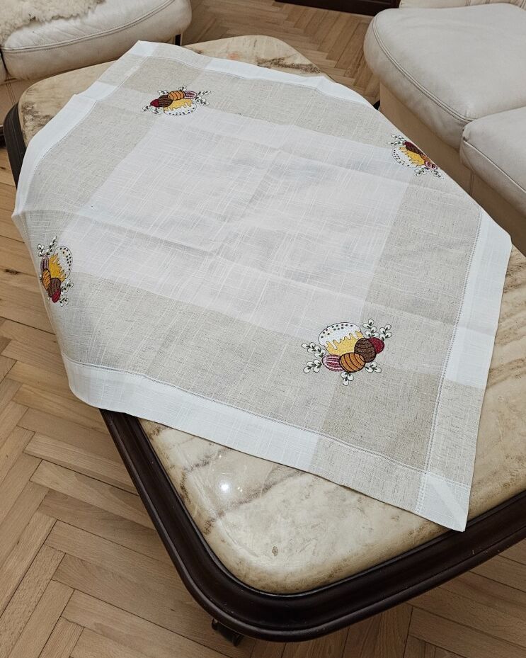 Пасхальна серветка 90х90см - вид 10