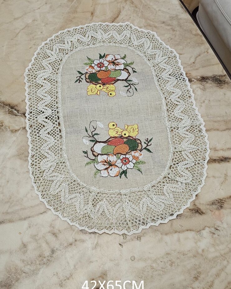 Пасхальна серветка 42х65см  - вид 08