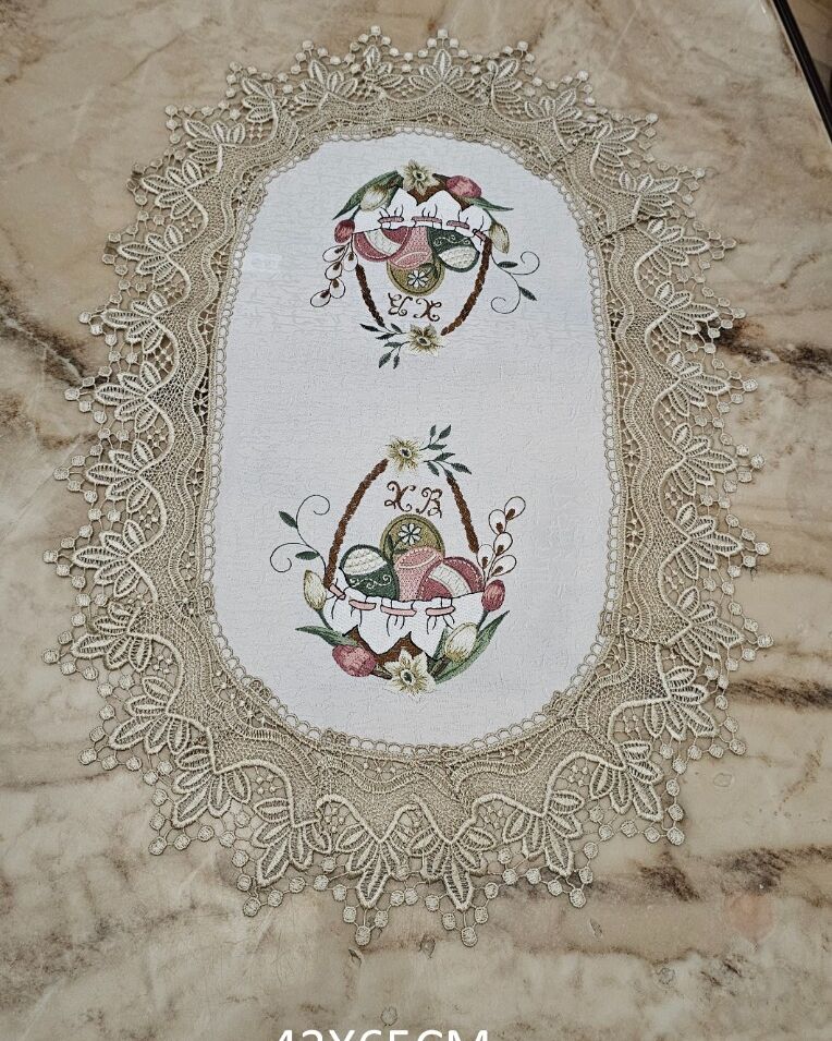 Пасхальна серветка 42х65см  - вид 11